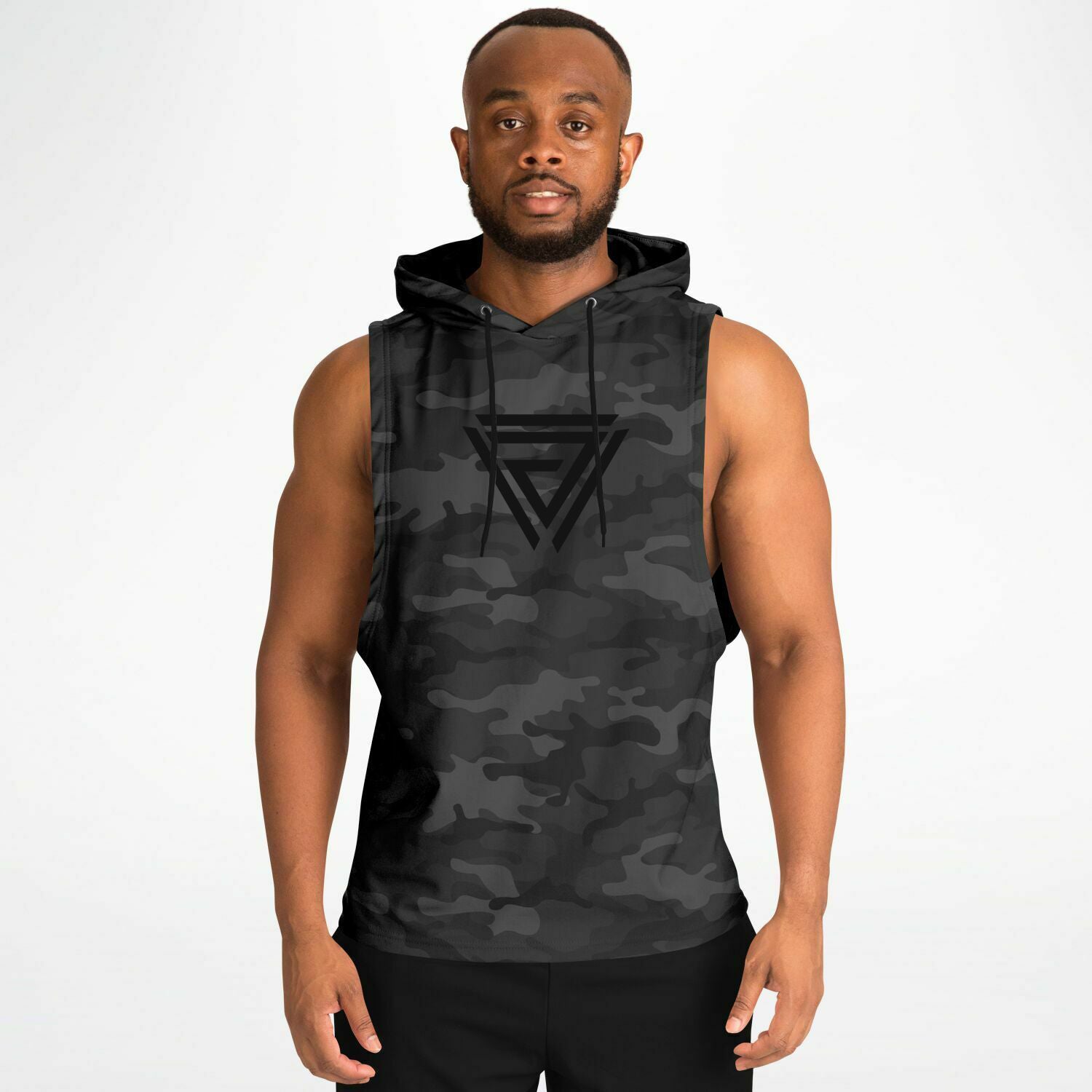 Dynem Athletic Drop Armhole Hoodie in Dark Gray Camoflauge – Dynem®