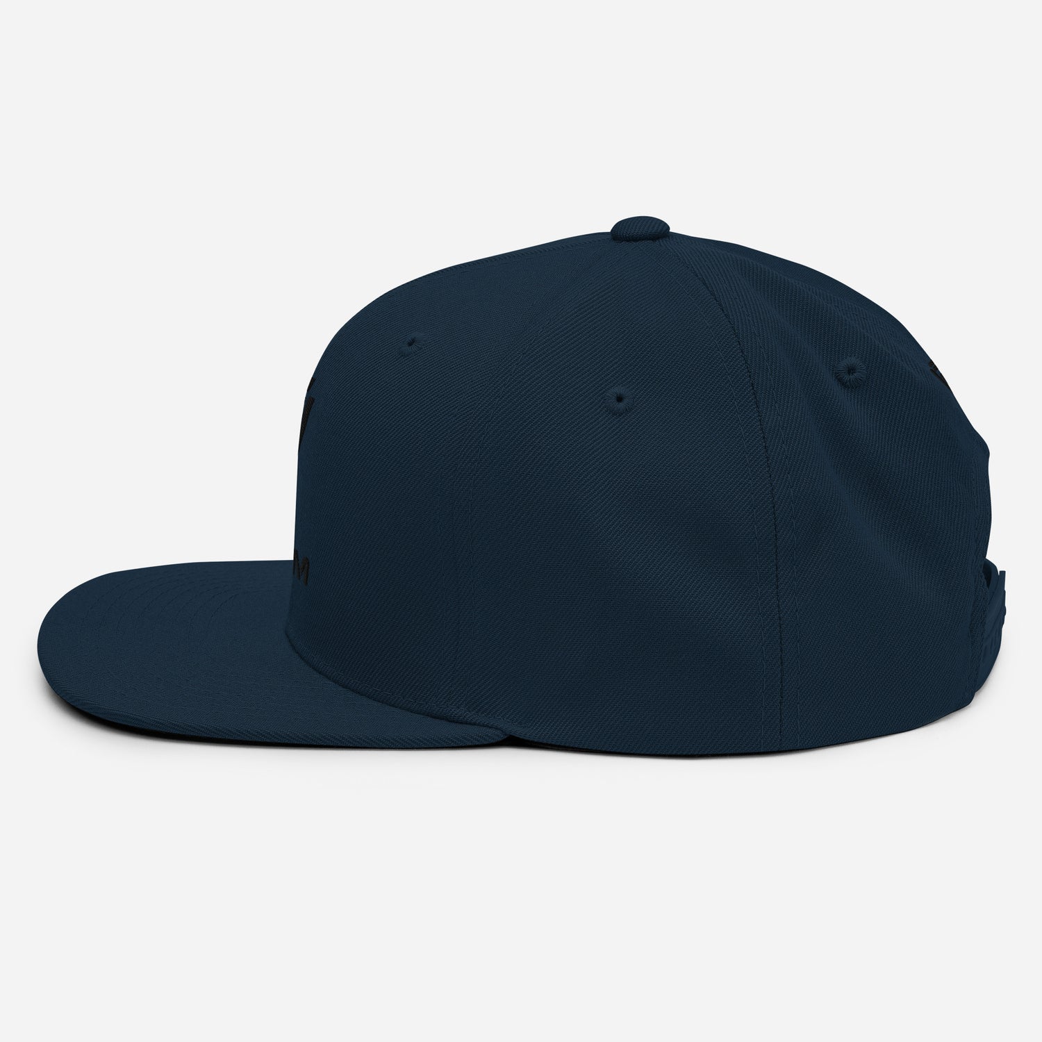 Snapback Navy Blue Cap Hat with Dynem® Logo