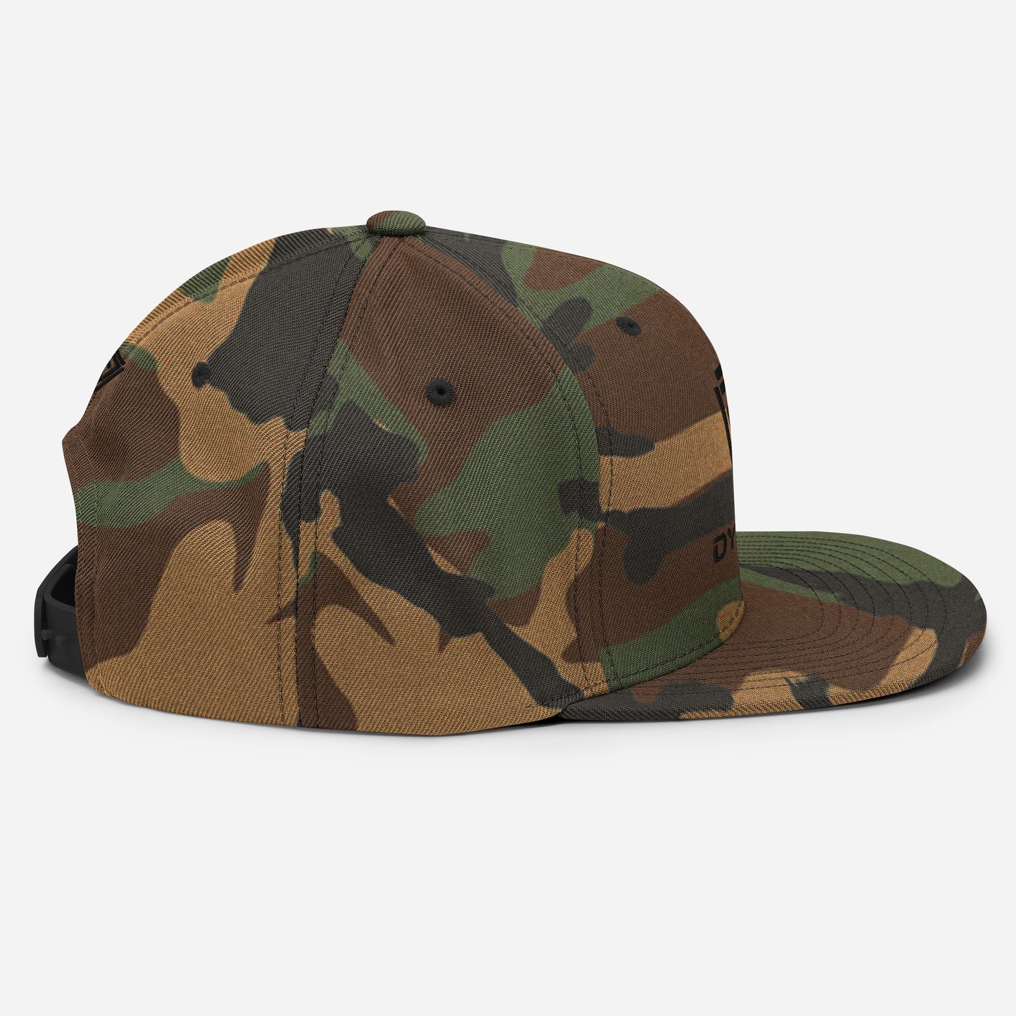 Snapback Camo Military Cap Hat with Dynem® Logo