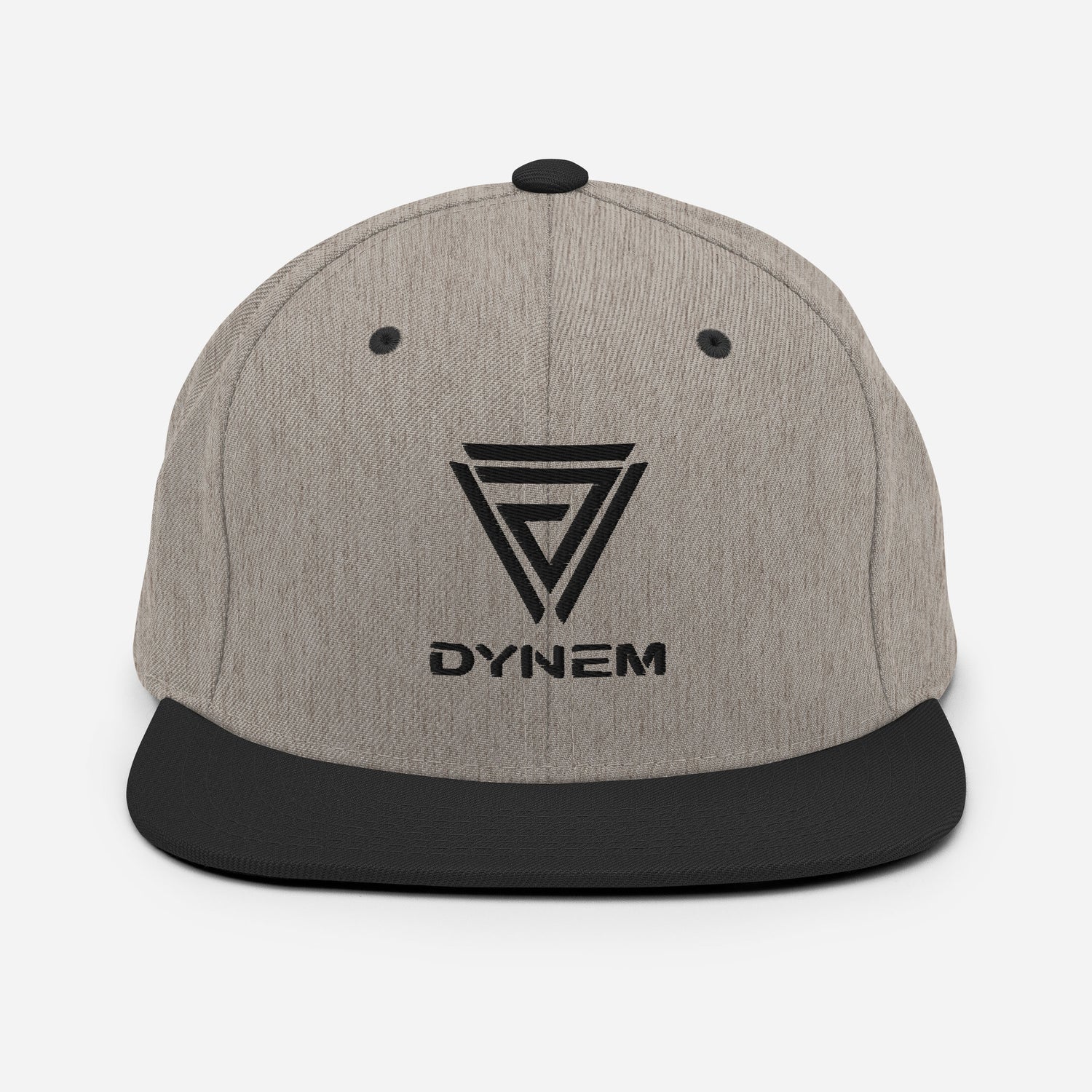 Snapback heather-black Cap Hat with Dynem® Logo