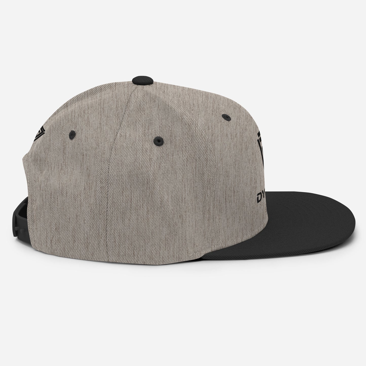 Snapback heather-black Cap Hat with Dynem® Logo