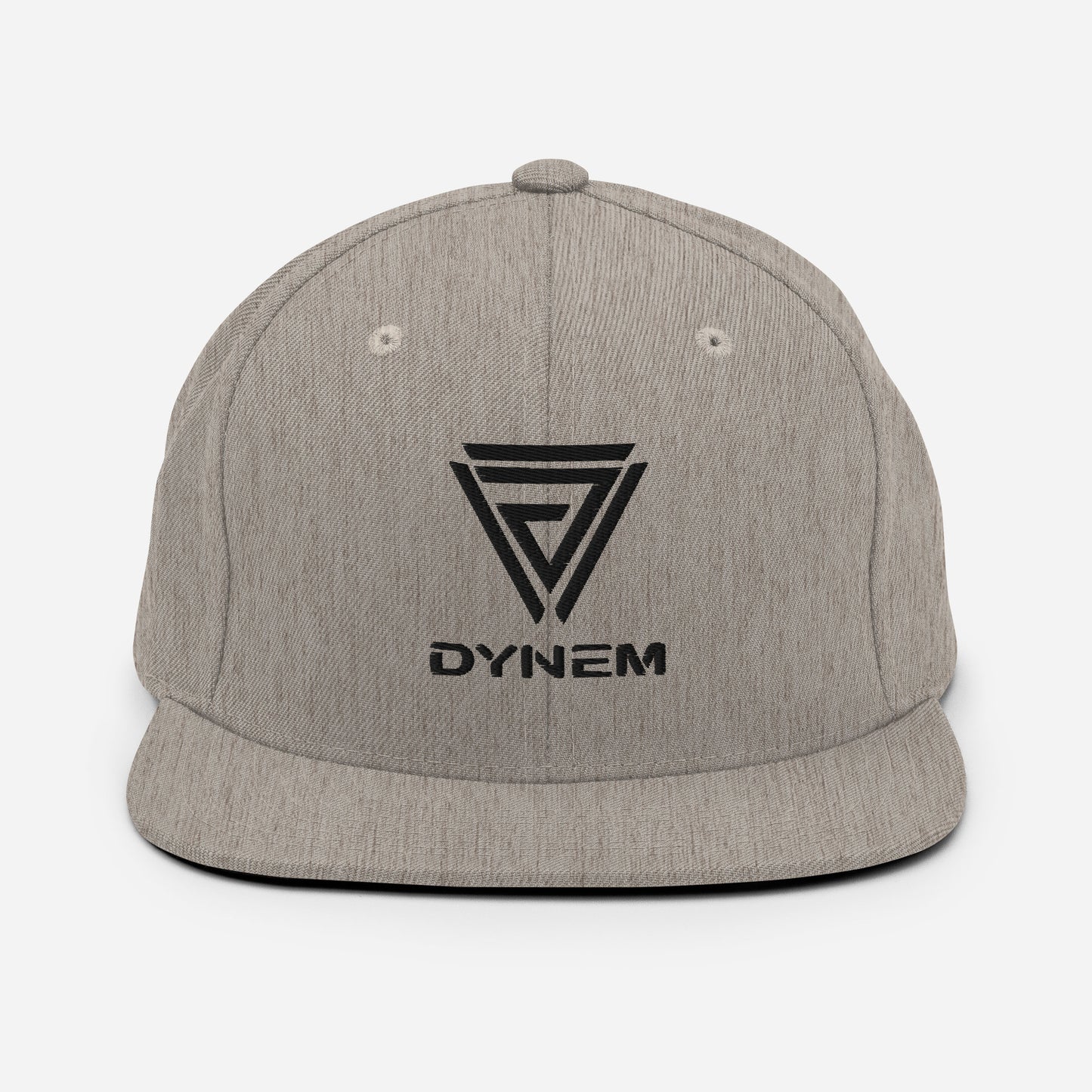 Snapback heather-black Cap Hat with Dynem® Logo