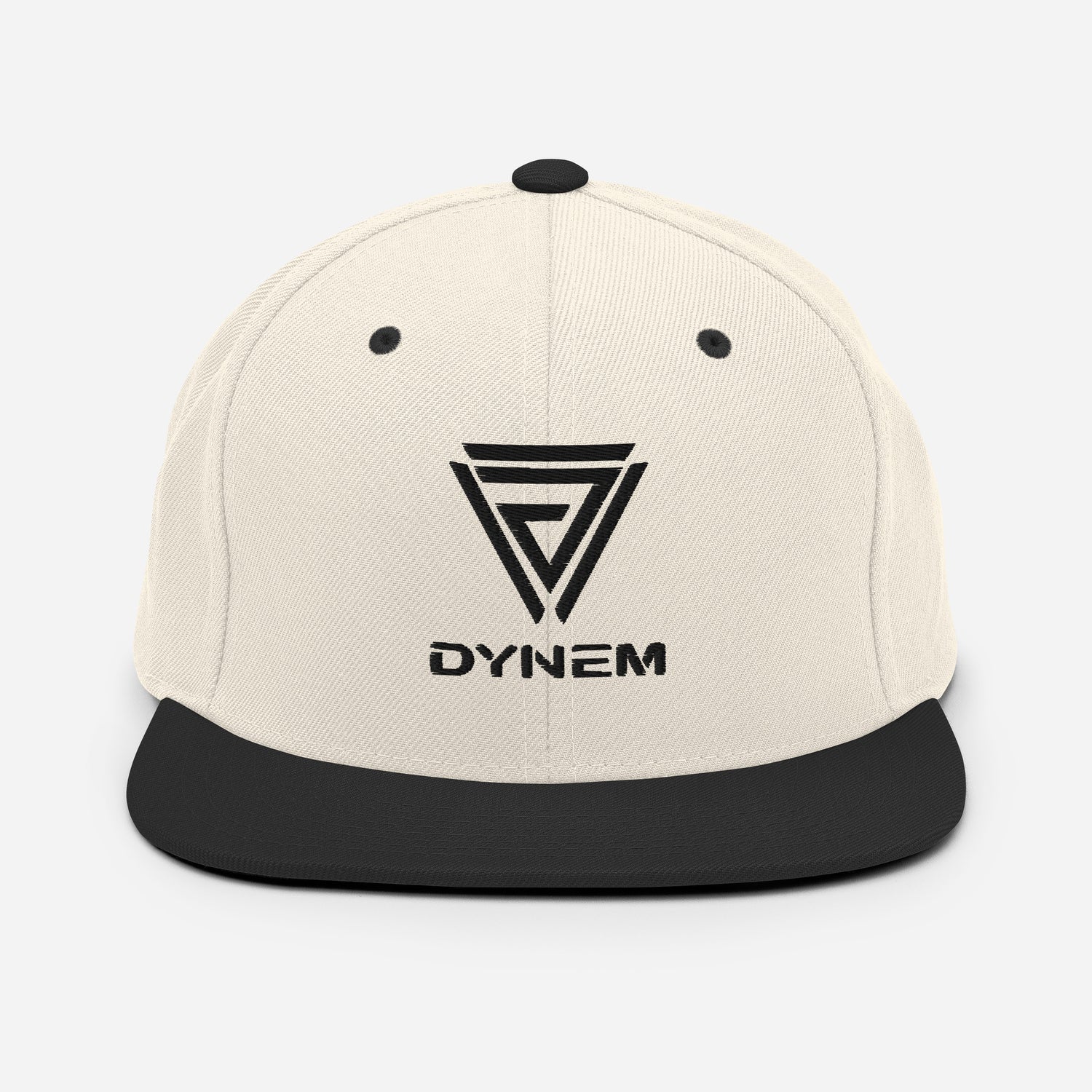 Snapback heather-black Cap Hat with Dynem® Logo