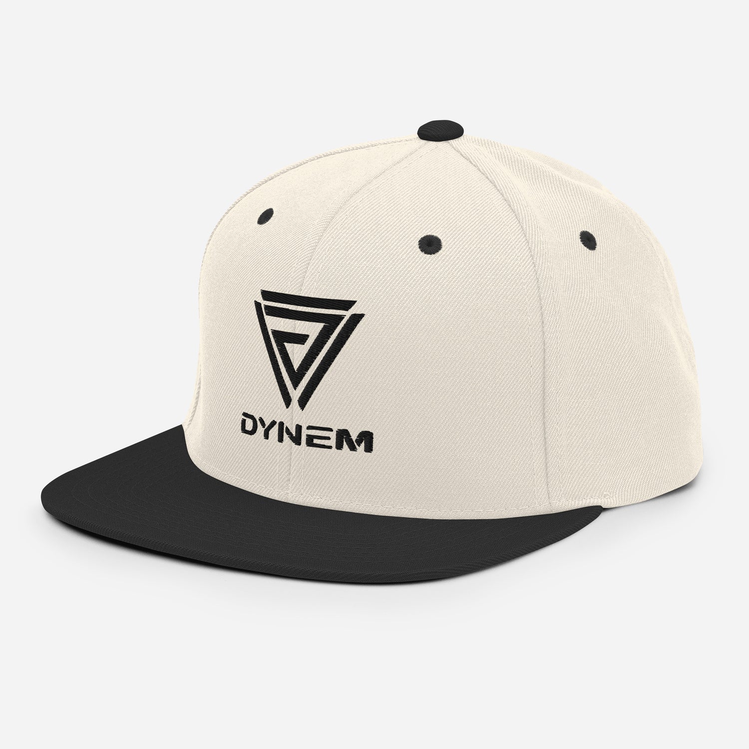 Snapback heather-black Cap Hat with Dynem® Logo