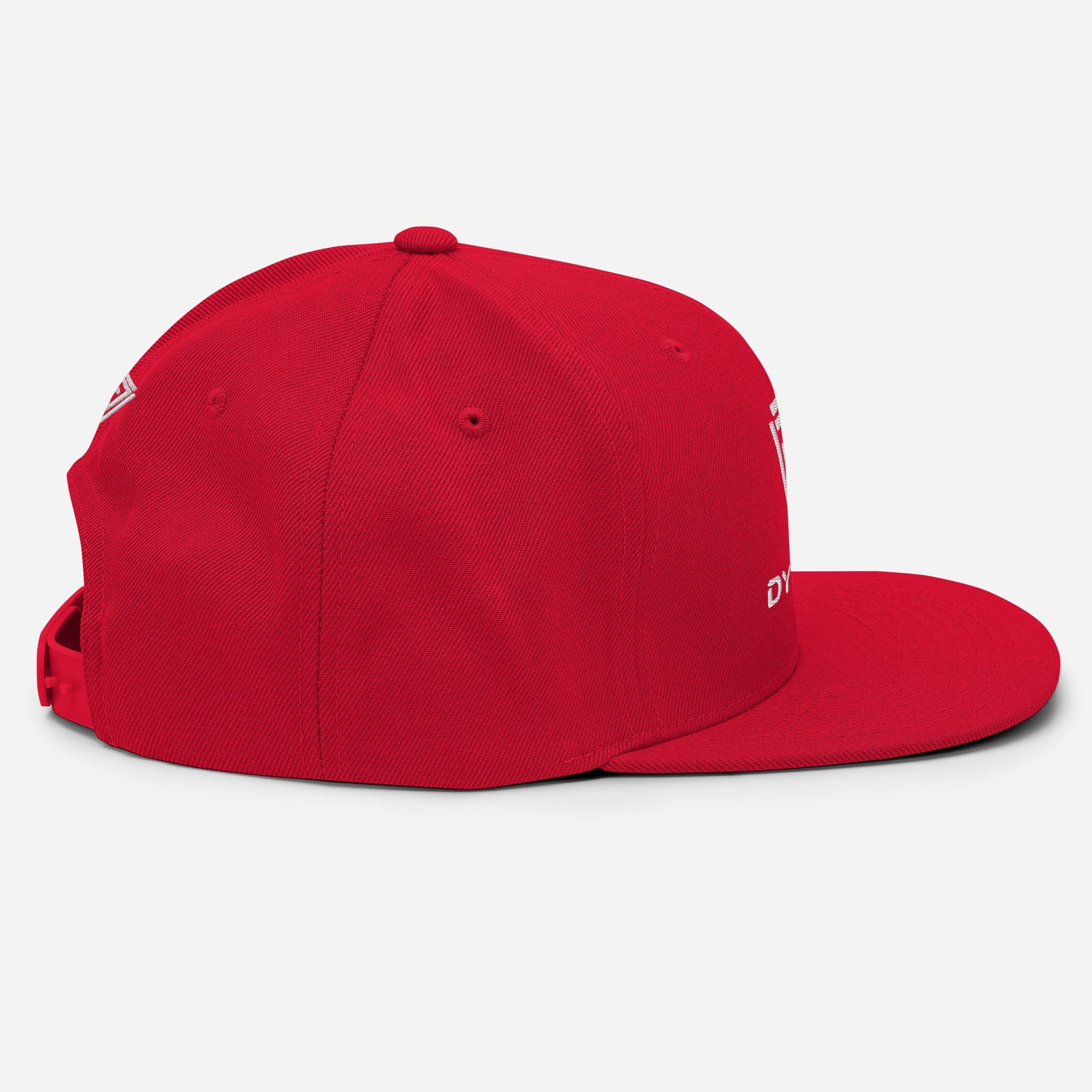 Snapback Hat with Dynem® Logo in Red