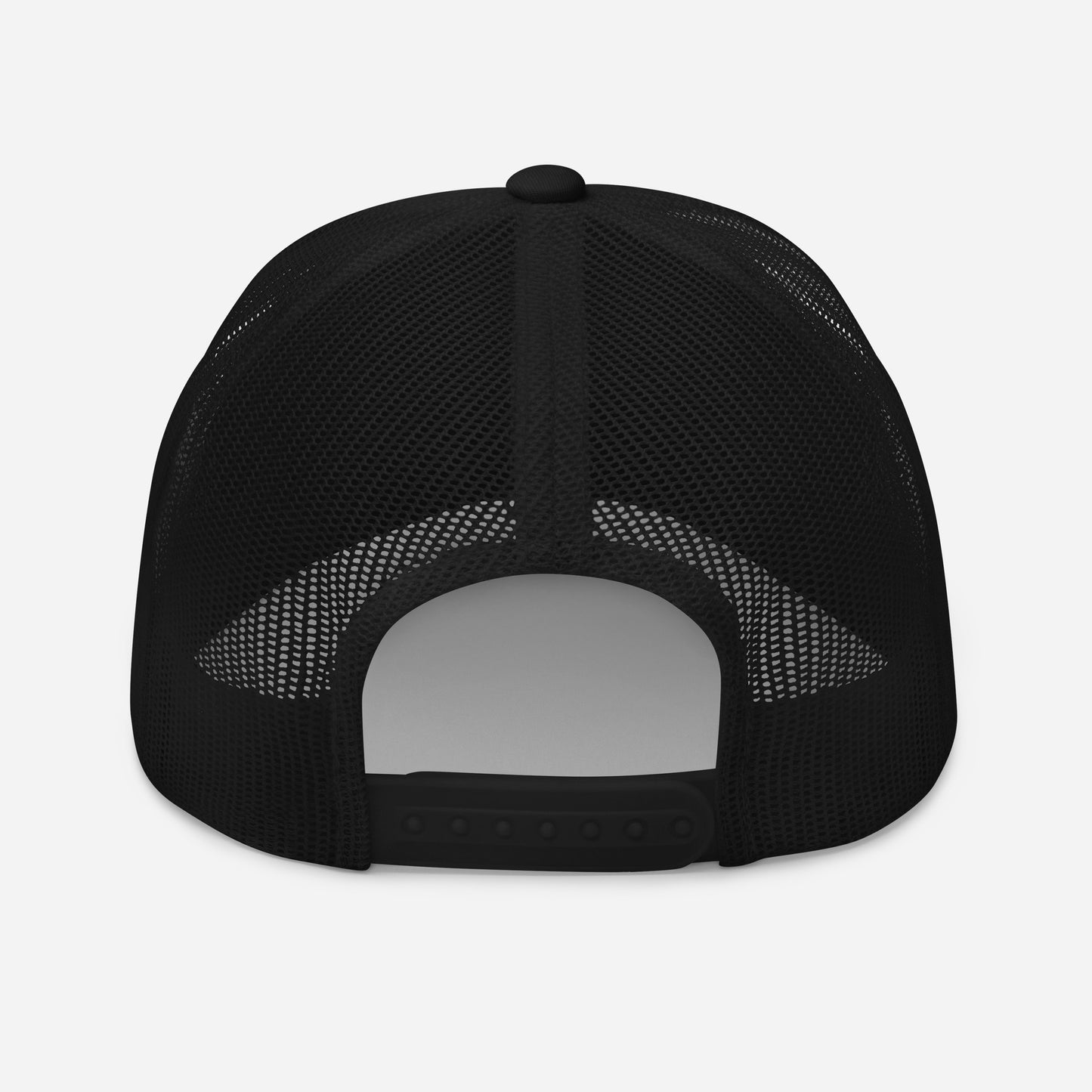 Dynem® Retro Trucker Hat in Black with White Dynem® Logo